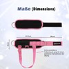 zenlete Pack of 2 Foot Straps Cable Pull 5 D-Rings