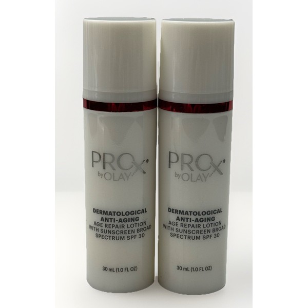 Olay 2 olay PROx anti-aging spf 30 lotion 1oz ea