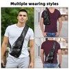CRITIVE-S Cross Body Bag Men with USB Charging Port &