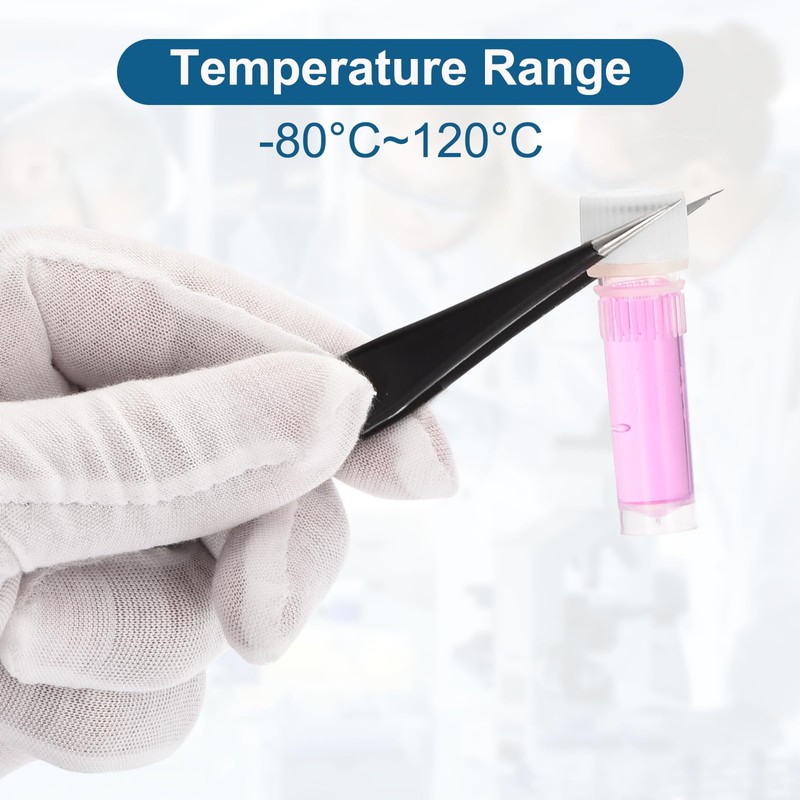 PATIKIL 1.0ml Plastic Low Temperature Vial 64pcs Low Temperature Storage