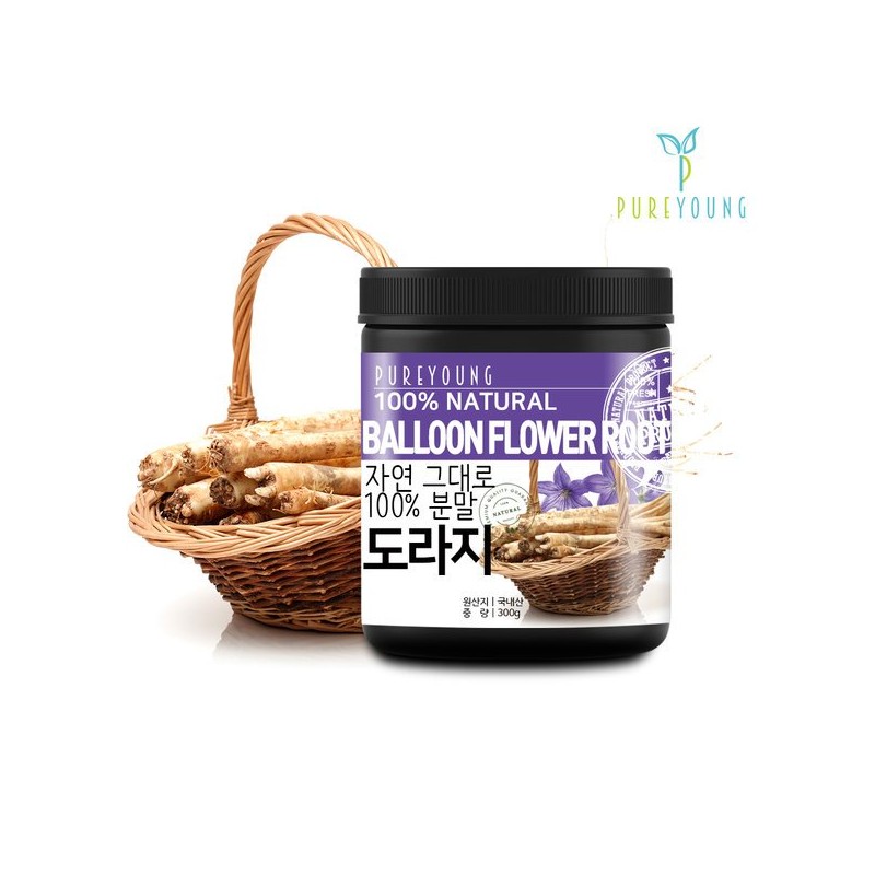 Pure Young 퓨어영 국산 도라지가루 300g 도라지분말 도라지모음 Pure Young