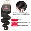 5x5 Hd Lace Closure Human Hair 14 Inch Body Wave