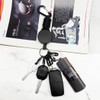 EFFIET Heavy Duty Retractable Key Holder Key Ring with 6pcs