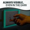 Glow in the Dark Light Switch Frame, 2 Toggle, Luminous