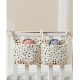 NewLuyer Baby Bedside Hanging Bags Storage Organizer Milk Bottle Toy Crib Baby Nappy-Bag Bed-Bunk Organizing Bag