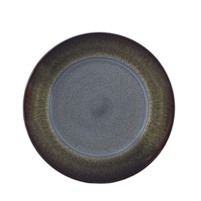 Pfaltzgraff Monroe 16-Piece Porcelain Dinnerware Set, Service for 4, Dark