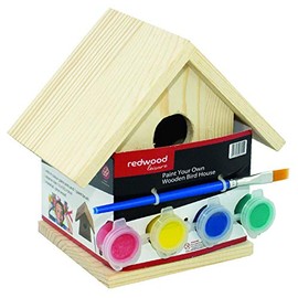 Redwood Leisure BB-BH290 Wooden Bird House - Wood