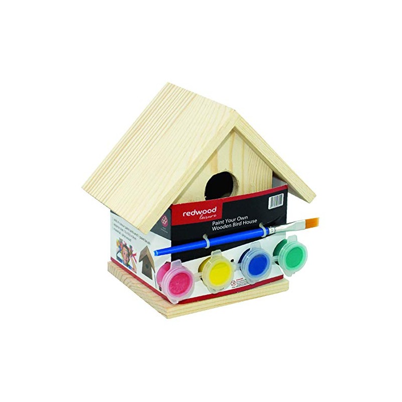 Redwood Leisure BB-BH290 Wooden Bird House - Wood