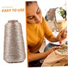 SEWACC 100g Sparkly Glitter Cotton Yarn Thread Set Yarn Balls