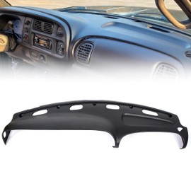 HECASA Dash Cover Dashboard Overlay Compatible with 1998–2001 Ram 1500 & 1998-2002 Ram 2500 3500 Pickup Truck (NOT A REPLACMENT)