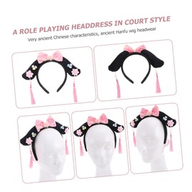 Vaguelly Cosplay Hairband Decorative Hair Hoop Lightweight Headband for Women Comfortable Fit Enhances Hairstyles and Photo Looks