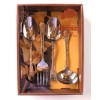 Ginkgo Lafayette Stainless Steel 4-Piece Serving Set ~~ NEW ~~