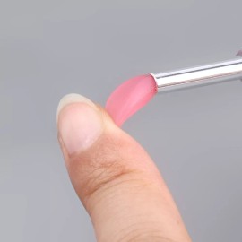 GAB Belleza Brocha Silicón Con Tapa Maquillaje Pigmentos Portátil (3 Pz)