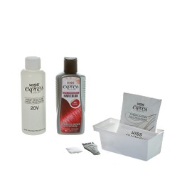 Kiss Express Semi-Permanent Hair Color Kit (Crimson)