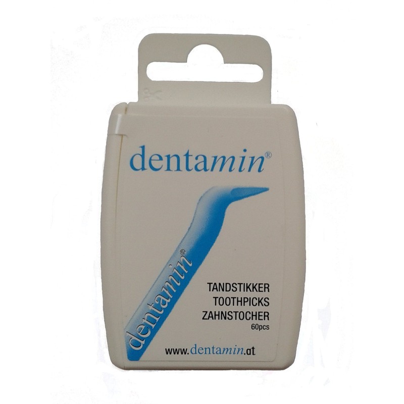 dentamin Pocket Box 60 DENTAMIN Tooth Picks in a handy