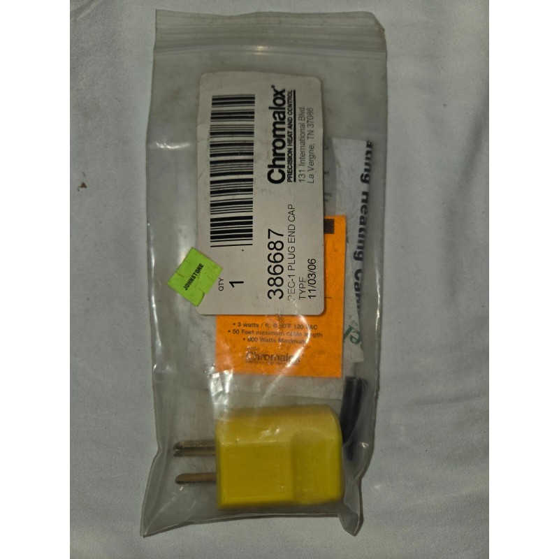 Chromalox 386687 Plug and End Seal Kit for Chromalox 20