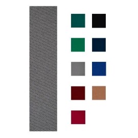 Accuplay Worsted Blend Fast Speed Pre Cut Pool Felt - Billiard Cloth For 7' - Gray