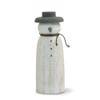 East of India Wooden Christmas Snowman