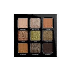 Earthy Eyeshadow Palette by Sigma Beauty for Women - 0.032 oz Eye Shadow