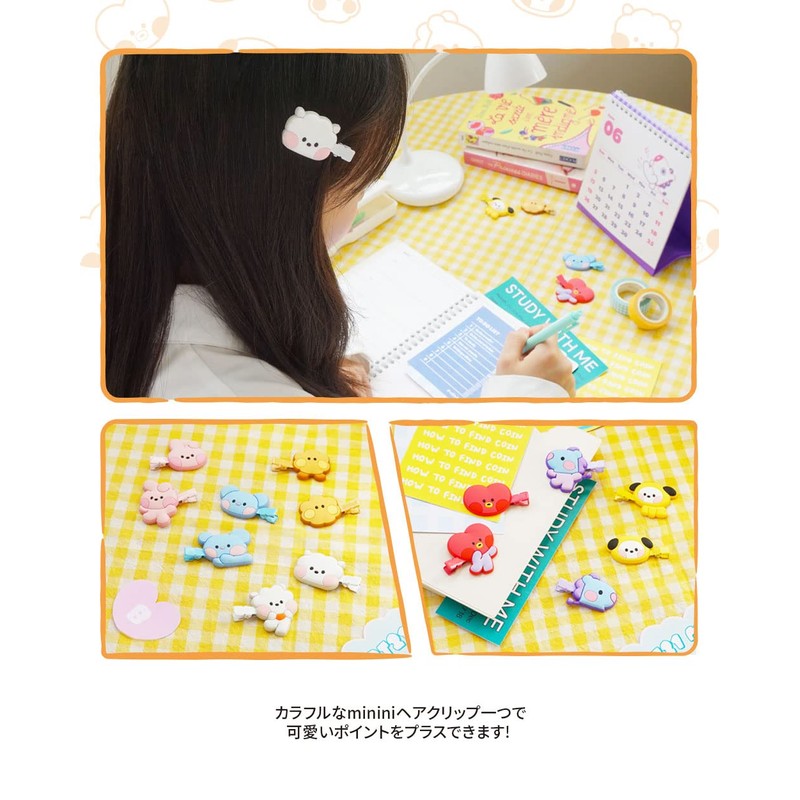 Solomon Shoji BT21 Minini Bangs Clip HAIR CLIP Hair Clip