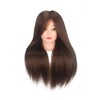 18" Brown 100% Human Hair Training Head