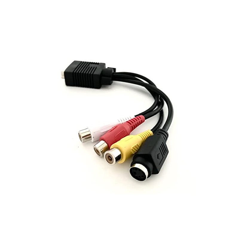 Access VGA to Video 3 RCA TV AV Converter Cable