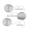 2PCS Air Vent Cover,TTZEZE Aluminium Alloy Rectangle Vent Covers for