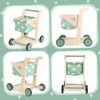 Asweets 2 in 1 Wooden Baby Walker Push and Pull