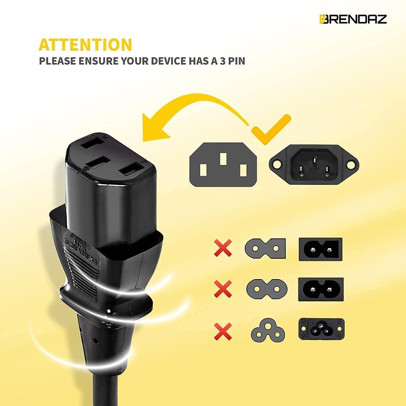 BRENDAZ - Cable de alimentación compatible con Bose S1 Pro,