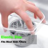 Disposable Mesh Sink Strainer Bags- 100 Pcs Kitchen Sink Strainer
