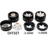 HOBBYSOUL Adjustable Offset Brass 1.0 Beadlock Wheels Negative Offset Heavy
