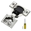 Ravinte 50 Pack 25 Pair 1/2 inch Overlay Cabinet Hinges