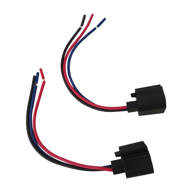 Qblahip Set of 2 9008 H13 Headlight Bulb Harness Socket