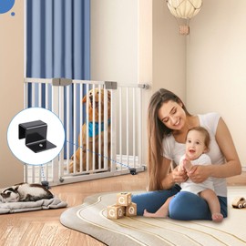 Yohong Baby Gate Floor Anchor Stabilizer Reinforcement Accessories, Support Feet Protecter for Pet Gate, Set of 4 Pcs, Design for 0.78 inches Thickness, Good Choice for Reinforcing Dog Gate