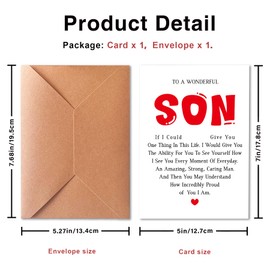 Birthday Card for Son, Birthday Card from Mom and Dad, Birthday Card for Wonderful Son, You Are Our Proud Card, Adult Son Birthday Card, Birthday Card Son, Happy Birthday Son Card, Proud of Son Card,
