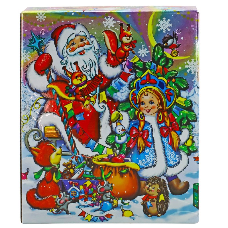 RUSA New Year's Candy Gift Russian Candy Mix Box -
