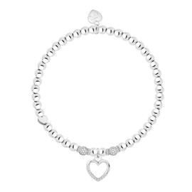 Life Charms Happy Birthday Daughter Silver Plated Bracelet
