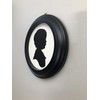 Cut Arts Inc Round Black 6" Picture Frame