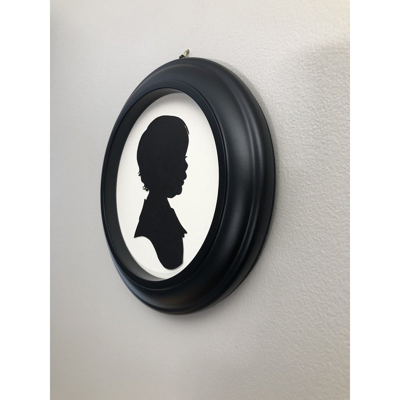 Cut Arts Inc Round Black 6" Picture Frame