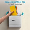 Serenelife Indoor & Outdoor Wall Mount Locking Mailbox | Secure