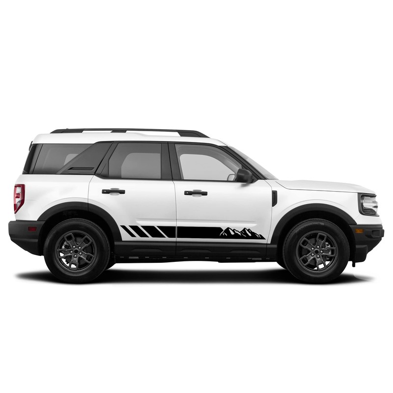 Mountain Stripes Decals Stickers Graphics Compatible with Ford Bronco –
