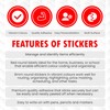 RubiGo - 8mm Sticky Dots 1500/3000 Coloured Dot Stickers, 5