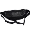 Bum Bag / Waist Bag Genuine Leather (Black), black, Neck