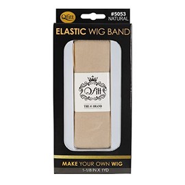 Qfitt Elastic Wig Band 1 YD 1-1/8" Natural (Natural - 5053)