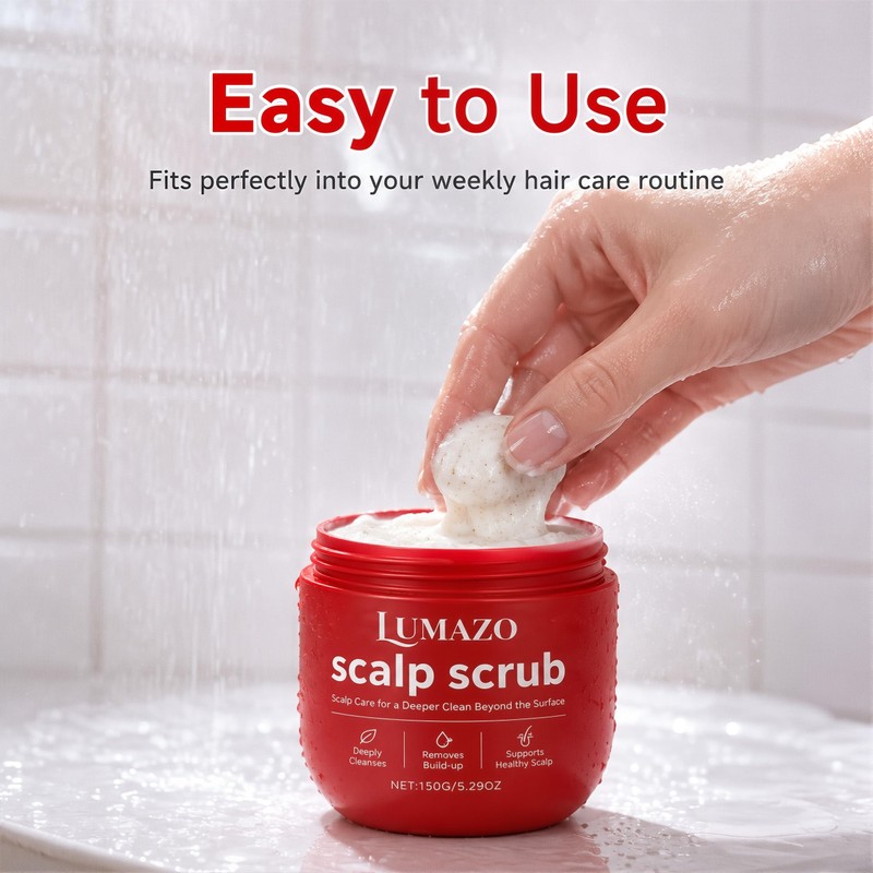 Scalp Scrub,150g Scalp Scrub Psoriasis Red Jar(2pcs)