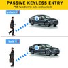 BANVIE ① Passive keyless Entry Car Alarm System + ②