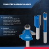 HILTEX 10100 Tungsten Carbide Router Bits, 15 Piece Router Bit