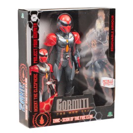 Gormiti, Articulated Figure, 27 cm, Scion with Projector, Fire Model - Zane, for Children from 4 Years, GRV053