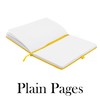 Savvy Bee Blanco Basic A5 Unlined Plain Page Notebook New