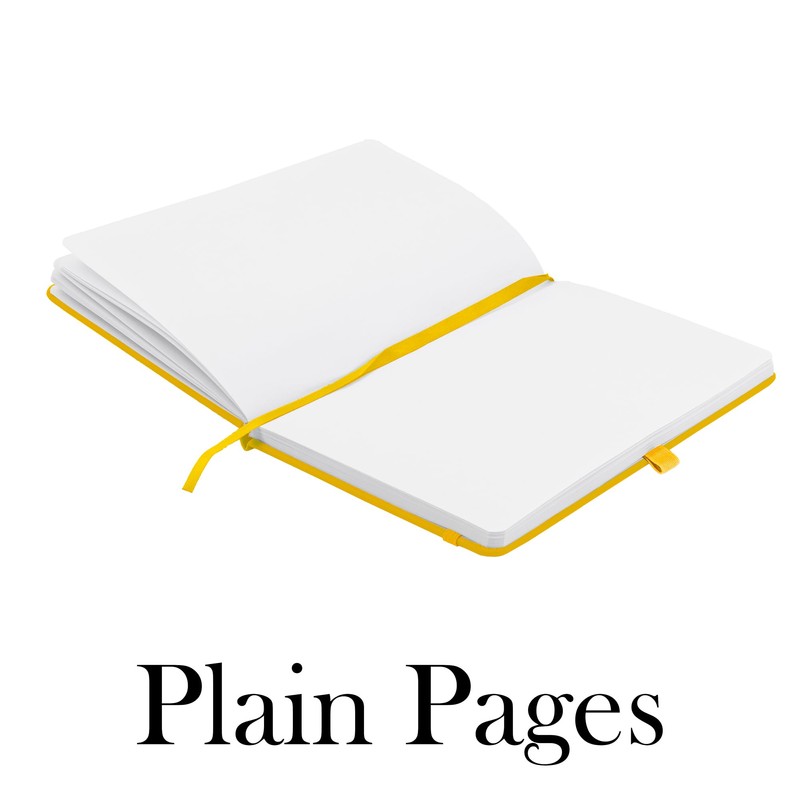 Savvy Bee Blanco Basic A5 Unlined Plain Page Notebook New